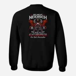 Motorrad & Flügel Sweatshirt Herren, Vintage 1971 Geburtstag - Seseable
