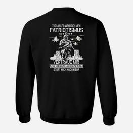 Schwarzes Herren Sweatshirt Patriotismus-Motiv & Spruch, Deutschland-Liebe - Seseable