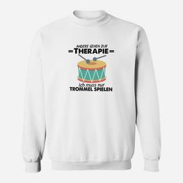 Andere Gehen Zur Therapie Drum Sweatshirt - Seseable