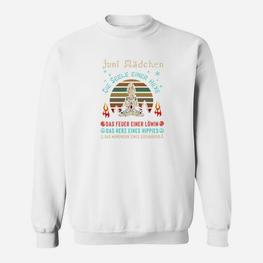 Juni Mädchen Die Seele Einer Hexe Tee Sweatshirt - Seseable