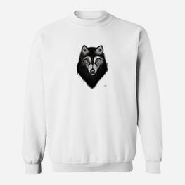 Laufen Mit Den Wölfen Wolf Rudel Alpha Mond Sweatshirt - Seseable