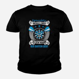 Herren Kinder Tshirt Darts-Motiv, Spruch Alt Liebe Dartspieler - Seseable