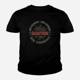 Humorvolles Gärtner Kinder Tshirt Held der Pflanzen, Die Legende - Seseable