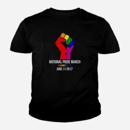 National Pride March Lgbt March Kinder T-Shirt - Seseable