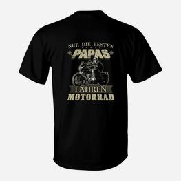 Die Bester Papas Fahren Motorrad T-Shirt - Seseable