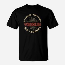Familienname Vögelin Personalisiertes Shirt – Mythos & Legende - Seseable