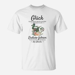 Enduro Motorrad Herren T-Shirt Glück kann man nicht kaufen, Enduro fahren - Seseable