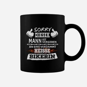 Lustiges Biker Partner Tassen, Vergebener Mann an heiße Bikerin - Seseable De