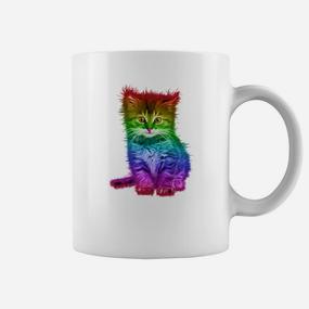 Farbenfrohes Regenbogen-Kätzchen Tassen für Alle - Seseable De