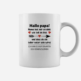 Hallo Papa! Schwangerschaftsankündigung Lustiges Tassen für Werdende Väter - Seseable De