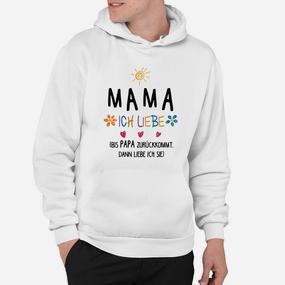 Lustiges Muttertag Hoodie Mama, ich liebe Dich mit Sonne & Blumen - Seseable De