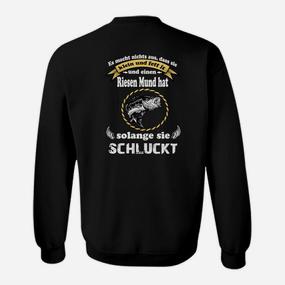Lustiges Schwarzes Sweatshirt mit Spruch und Grafikdesign - Seseable De