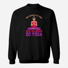 Geschenk Für Großmutter Lustige Oma Yoga Sweatshirt - Seseable De