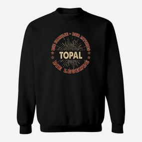 Topal Legends Retro-Sweatshirt in Schwarz, Stilvolles Gamer-Oberteil - Seseable De