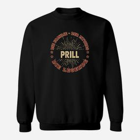 Vintage Schwarzes Herren-Sweatshirt mit PRILL - Die Legende Aufdruck - Seseable De