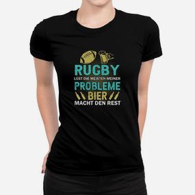Bier Macht Den Rest Rugby Frauen T-Shirt - Seseable De