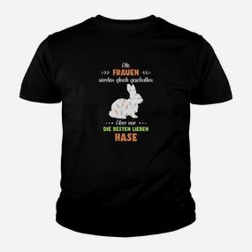 Alle Frauen Werden Gleich Geschaffen Rabbit Kinder T-Shirt - Seseable De