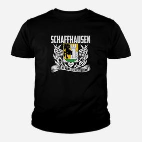 Schaffhausen Wappen Adler Motiv Herren Kinder Tshirt, Souvenir Design - Seseable De