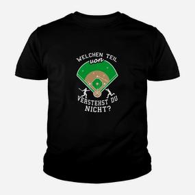 Witziges Baseball-Kinder Tshirt Welchen Teil verstehst du nicht? für Fans - Seseable De