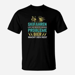 Bier Macht Den Rest Skiing T-Shirt - Seseable De