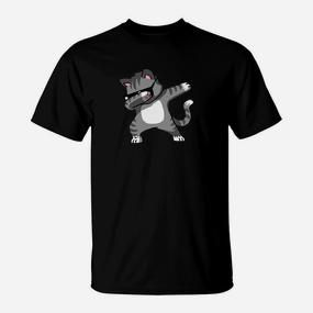 Dabbing Cat Dab Hip Hop T-Shirt - Seseable De