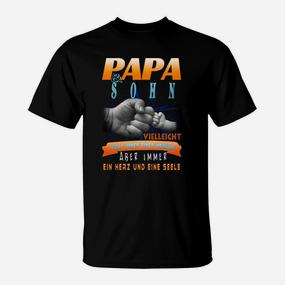 Papa und Sohn Partnerlook T-Shirt, Herz und Seele Design - Seseable De