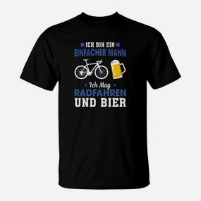 Radfahren Einfacher Mann T-Shirt - Seseable De