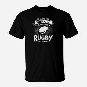Rugby Spielen Rugby Therapie T-Shirt - Seseable De