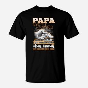 Schwarzes T-Shirt Papa & Sohn Faust-Motiv, Beziehung Vater Kind - Seseable De