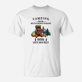 Camping Löst Die Meisten Meiner Probleme Camping T-Shirt - Seseable De