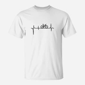 Radfahren Herzschlag 21 T-Shirt - Seseable De