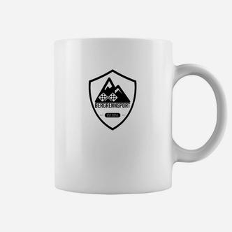 Bergsport Shield-Logo Tassen für Herren in Weiß, Outdoor-Mode - Seseable De