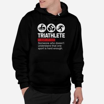 Triathlet Ein Sport Ist Nicht Genug Triathlon Hoodie - Seseable De
