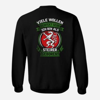 Schwarzes Sweatshirt für Herren, Steiermark-Stolz & Wappen - Seseable De