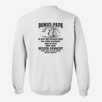 Bonus-Papa Besser Gemacht Sweatshirt für Stiefväter - Seseable De