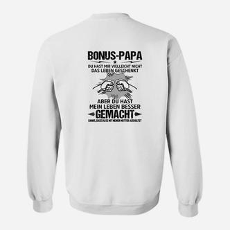 Bonus-Papa Wertschätzungs-Sweatshirt, Liebevolle Spruch Mode - Seseable De