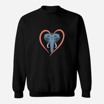 Schützt Die Elefanten In Africa Herz Liebe Sweatshirt - Seseable De