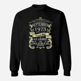 Vintage 1973 Geburtstags-Sweatshirt, Retro Design für 45. Jahrestag - Seseable De