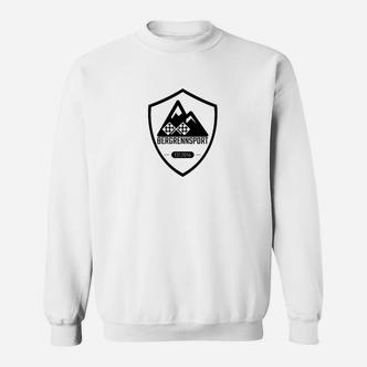 Bergsport Shield-Logo Sweatshirt für Herren in Weiß, Outdoor-Mode - Seseable De