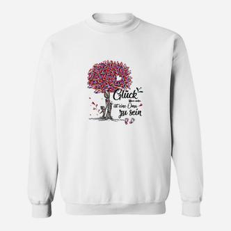 Glück Kann So Einfach Sein Baum-Design Sweatshirt, Naturmotiv Tee - Seseable De
