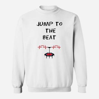 Jump to the Beat Sweatshirt, Trampolin-Motiv Musik Tee - Seseable De