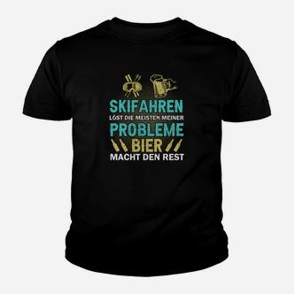 Bier Macht Den Rest Skiing Kinder T-Shirt - Seseable De