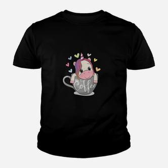 Einhorn Für Damen Coffee Kinder T-Shirt - Seseable De
