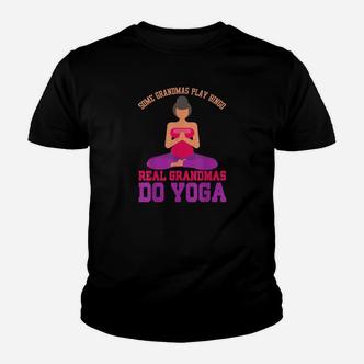 Geschenk Für Großmutter Lustige Oma Yoga Kinder T-Shirt - Seseable De