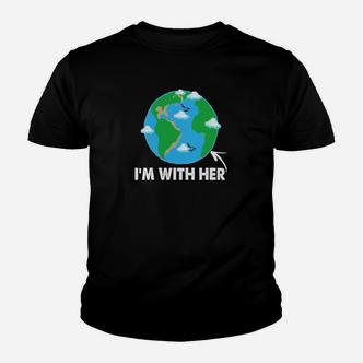 Ich Bin Mit Ihrem Earth Day 2017 Kinder T-Shirt - Seseable De