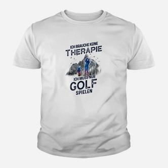 Golfspieler-Therapie Lustiges Kinder Tshirt, Golf Humor Tee - Seseable De