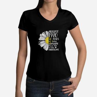 August Girl Women V-Neck T-Shirt | Crazezy UK