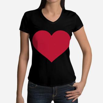 I Love My Gf Girlfriend Women V-Neck T-Shirt | Crazezy UK