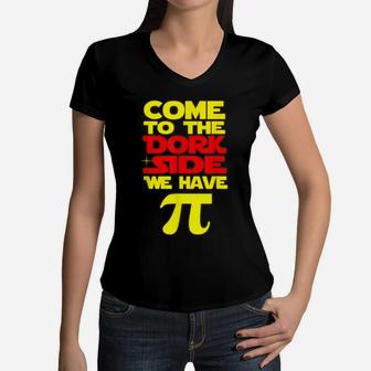 Pi Day Shirt Women Kids Men Toddler Math Teacher Gift Funny Women V-Neck T-Shirt | Crazezy CA