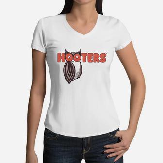 Hooters Hooters Girl Outfit Women V-Neck T-Shirt | Crazezy UK